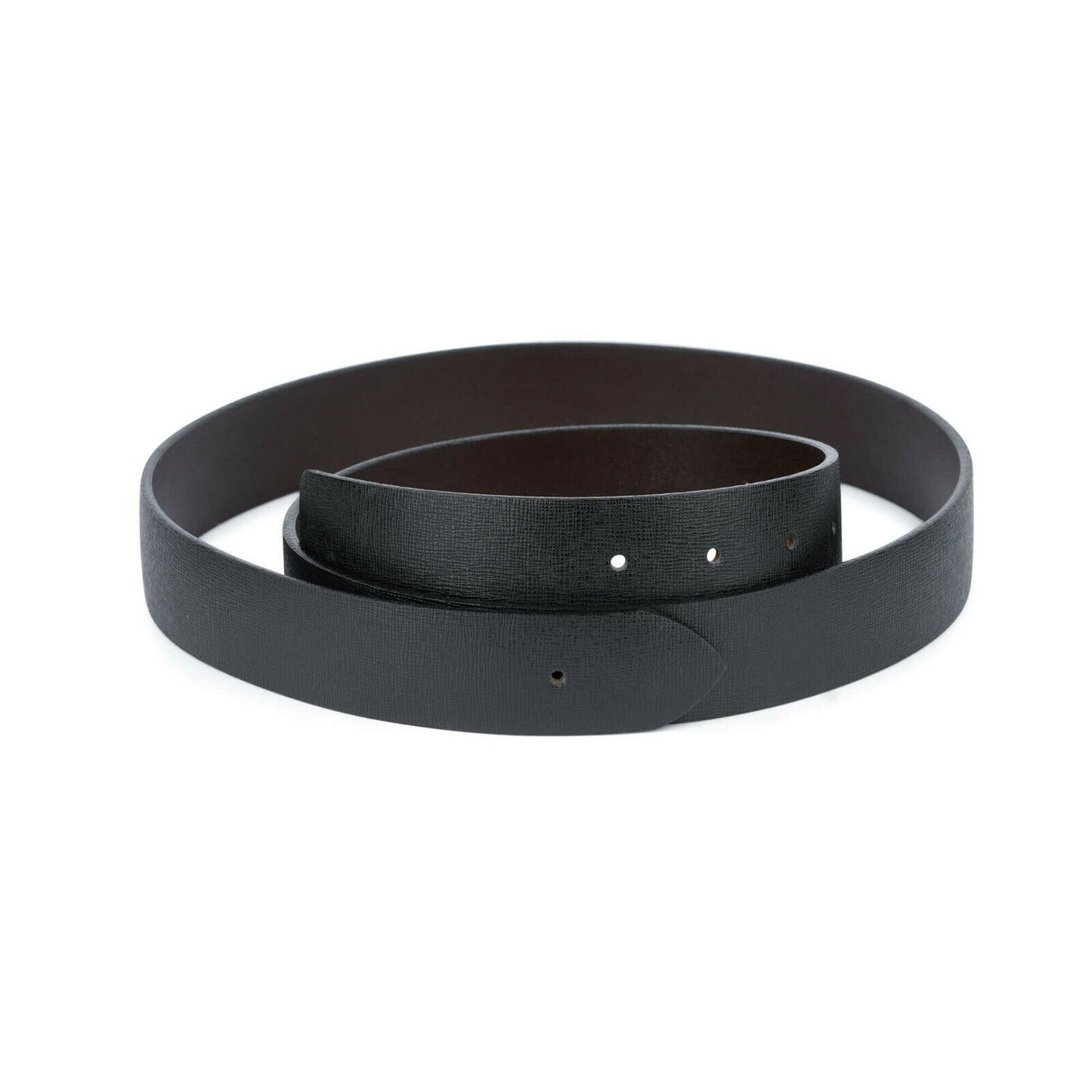 Reversible Belt Mens Strap For Dior Buckle Saffiano Leather Black Brown 35 Mm