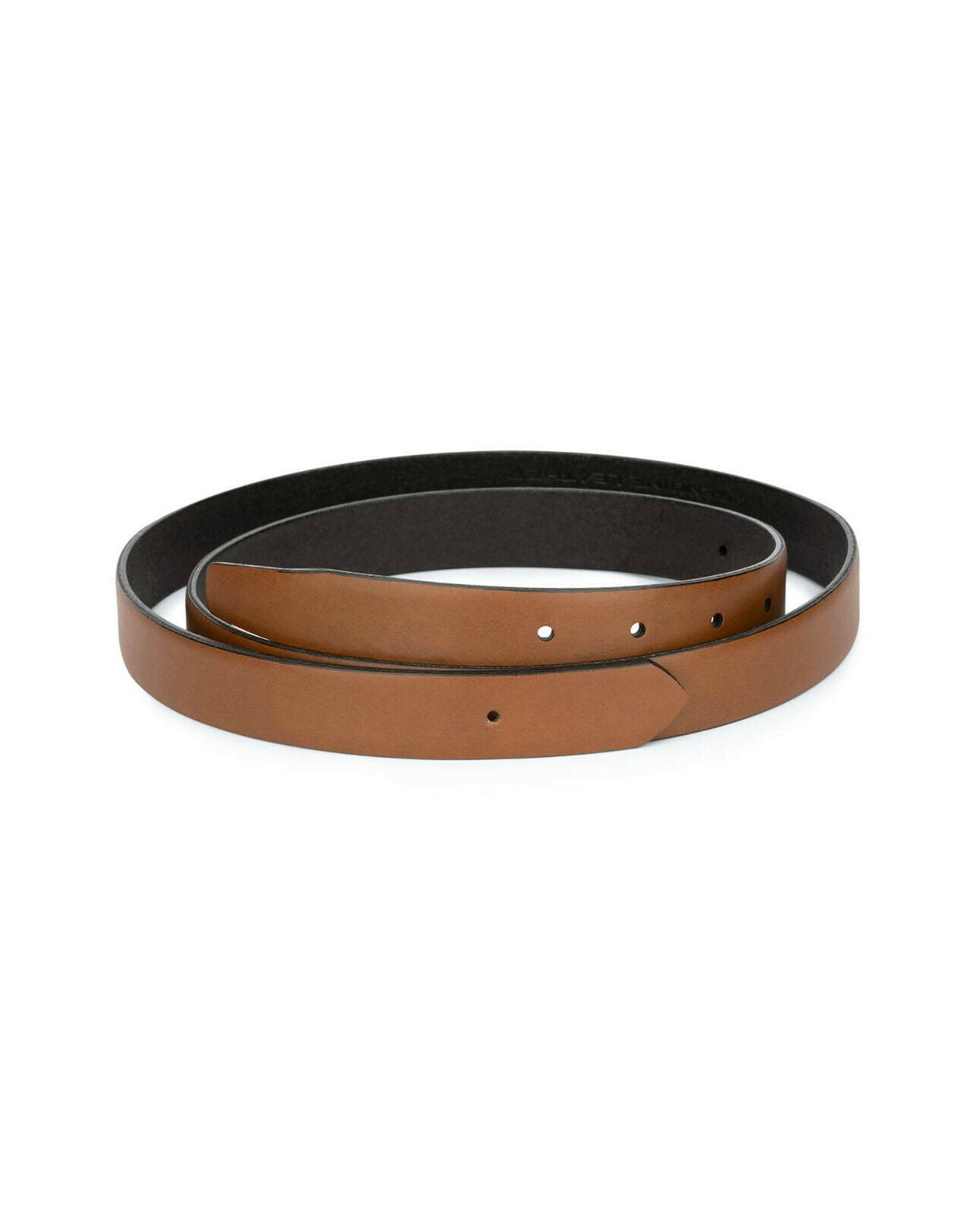 Brown Belt Strap Replacement For Ferragamo 25 Mm Mens Womens Real Leather 1 Inch