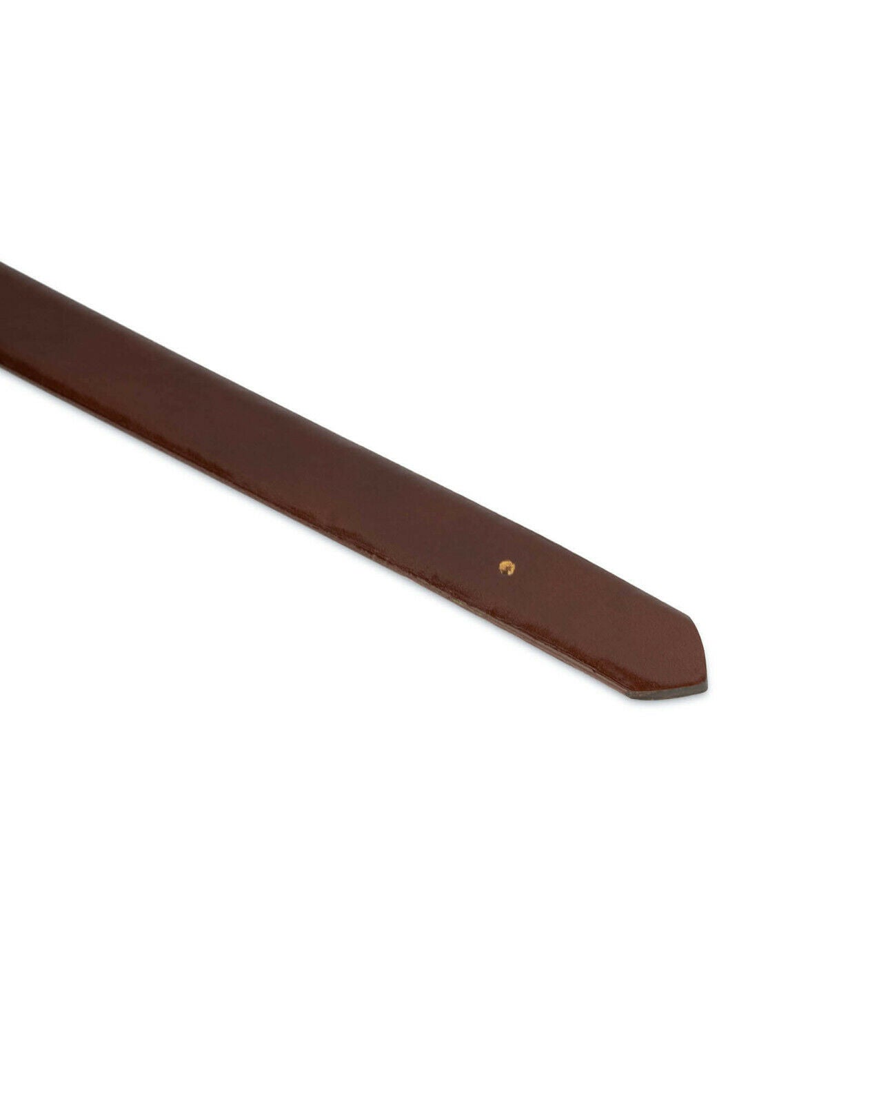Brown Mens 1 Inch Patent Belt Strap Replacement For Ferragamo Buckles 25mm