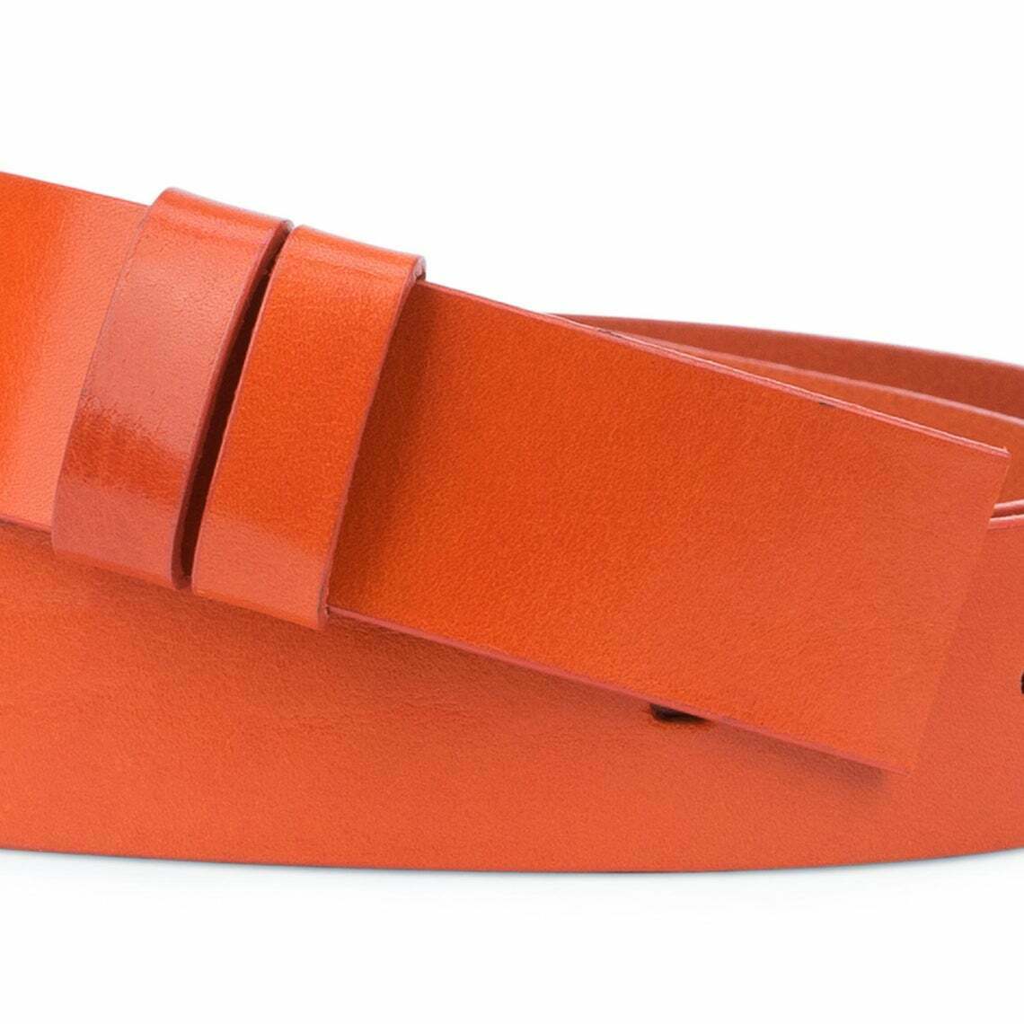 Wide Leather Belt Strap Vegetable Tanned Replacement For Dunhill Buckles 40mm