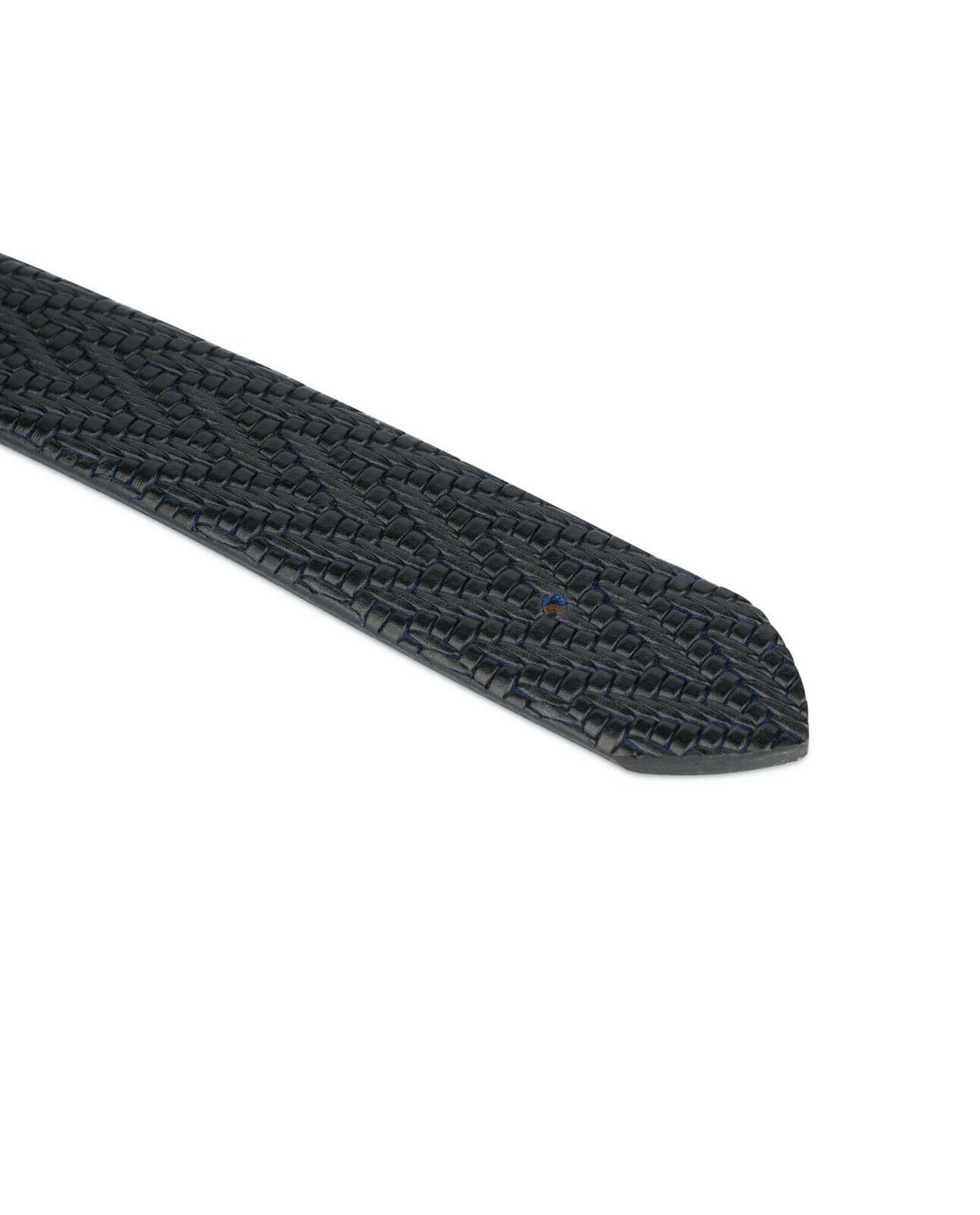 Mens Replacement Belt Straps For Fendi Buckle 35 Mm Black Blue Genuine Leather