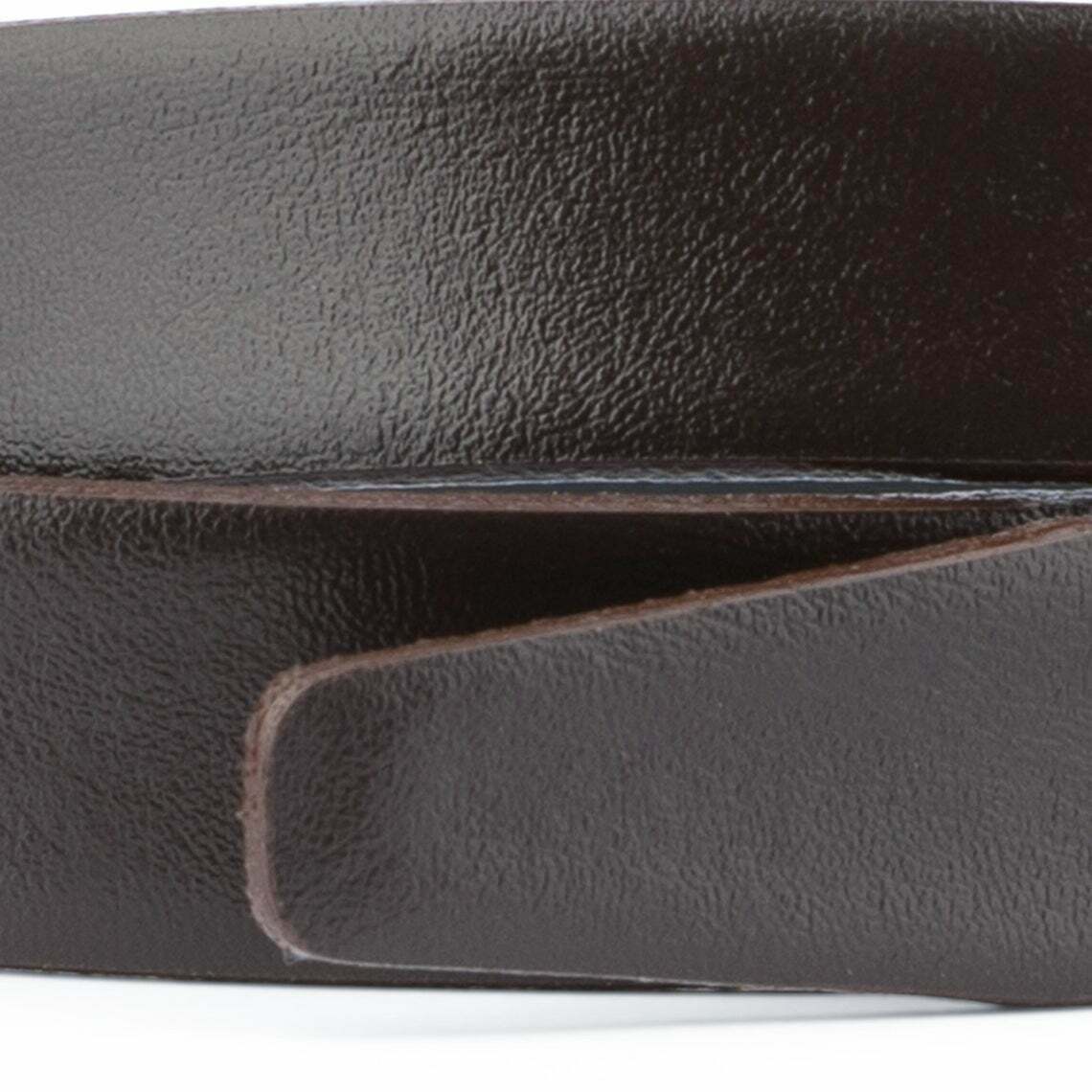 Dark Brown Leather Belt 1” Replacement Strap For Montblanc Mens Womens Coffee