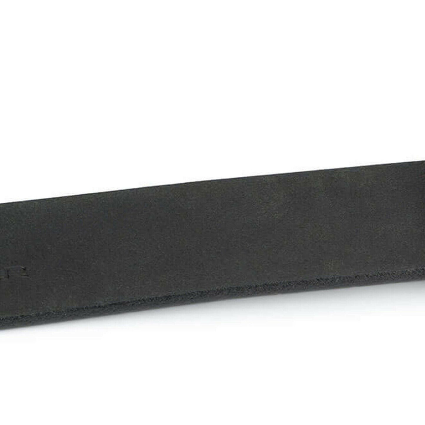 Black Full Grain Leather Belt Strap For Montblanc Buckle 35 Mm Replacement