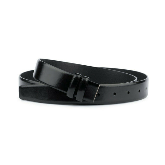 Black Leather Belt Strap Mens belts For Cartier buckles Italy 1 1-8 inch 30 mm