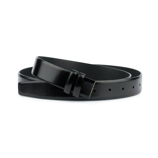 Black Leather Belt Strap Mens belts For Dunhill buckles Italy 1 1-8 inch 30 mm