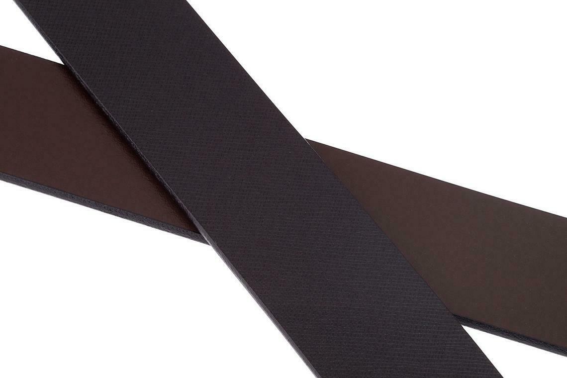 Reversible Belt Mens Strap For Ferragamo Black Brown Saffiano Leather 35mm
