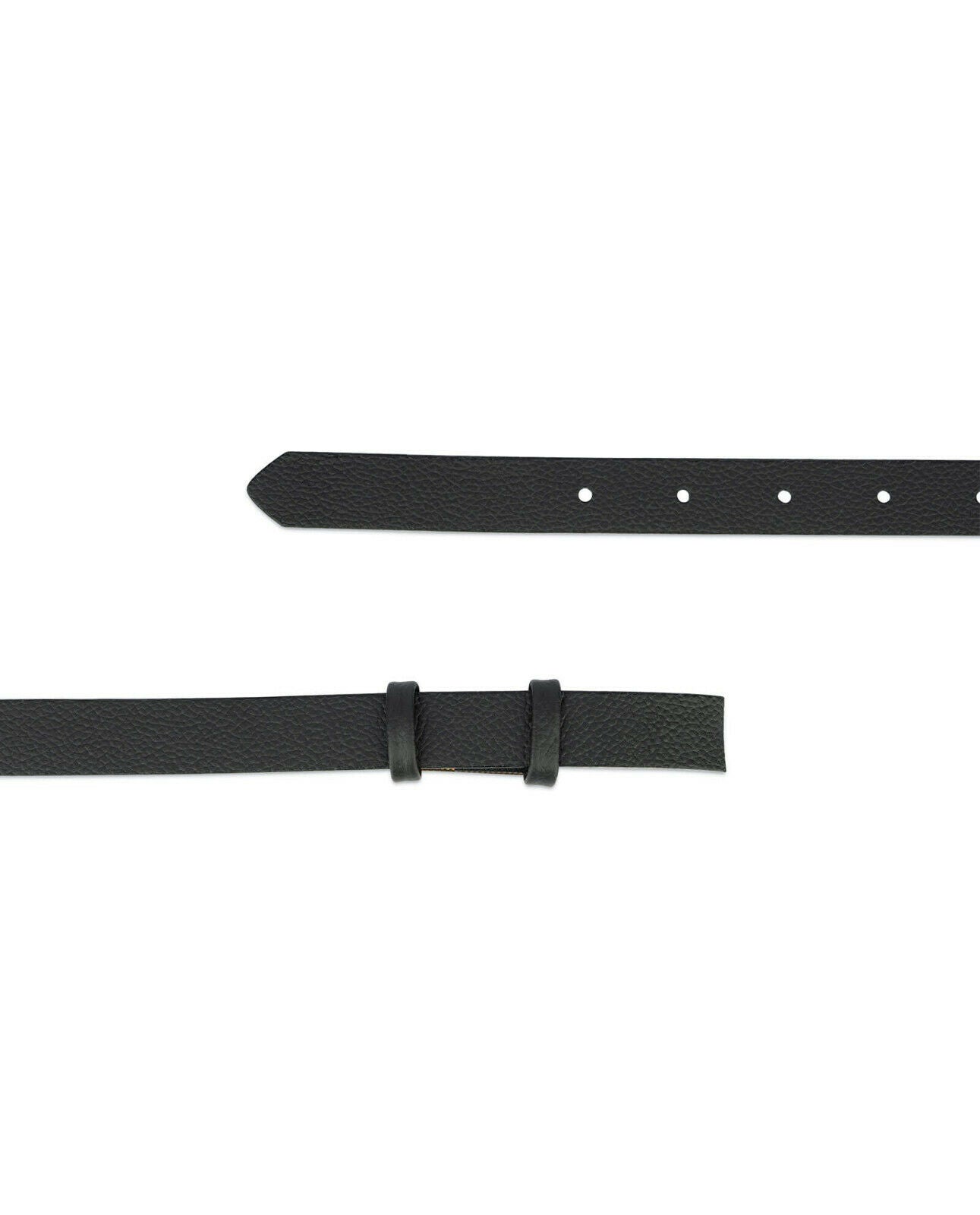Mens Replacement Leather Buckle Straps For Dunhill Pebbled Real 20 Mm