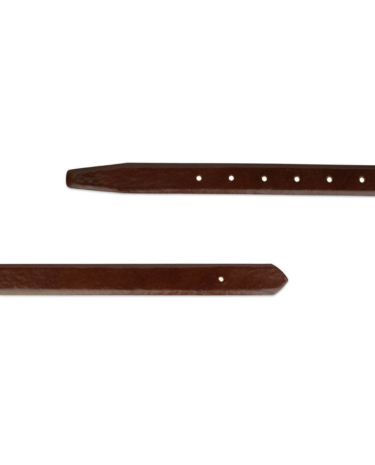 Brown Mens 1 Inch Patent Belt Strap Replacement For Ferragamo Buckles 25mm
