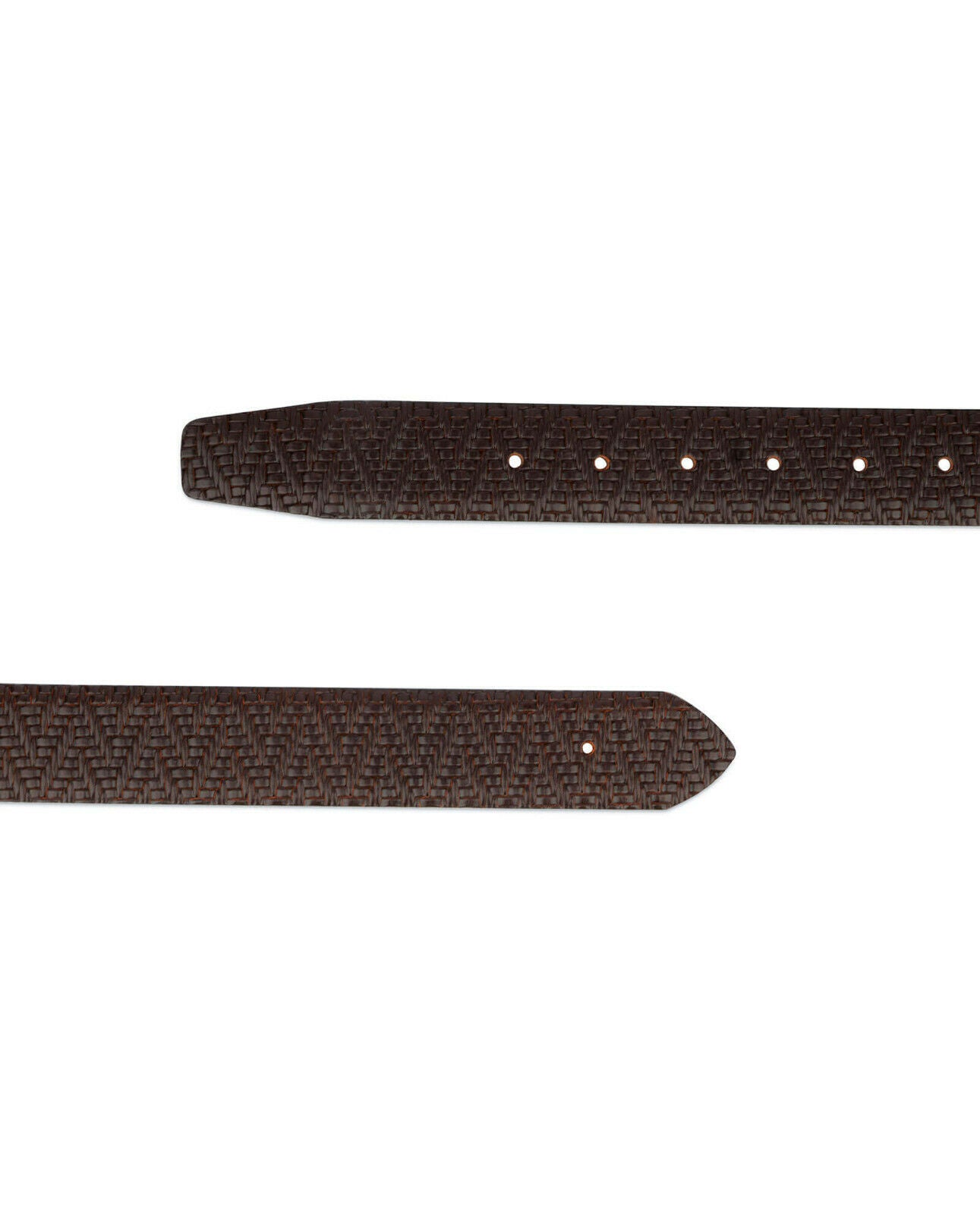 Mens Brown Belt Strap For Fendi Buckle 35 Mm Replacement Straps Real Leather