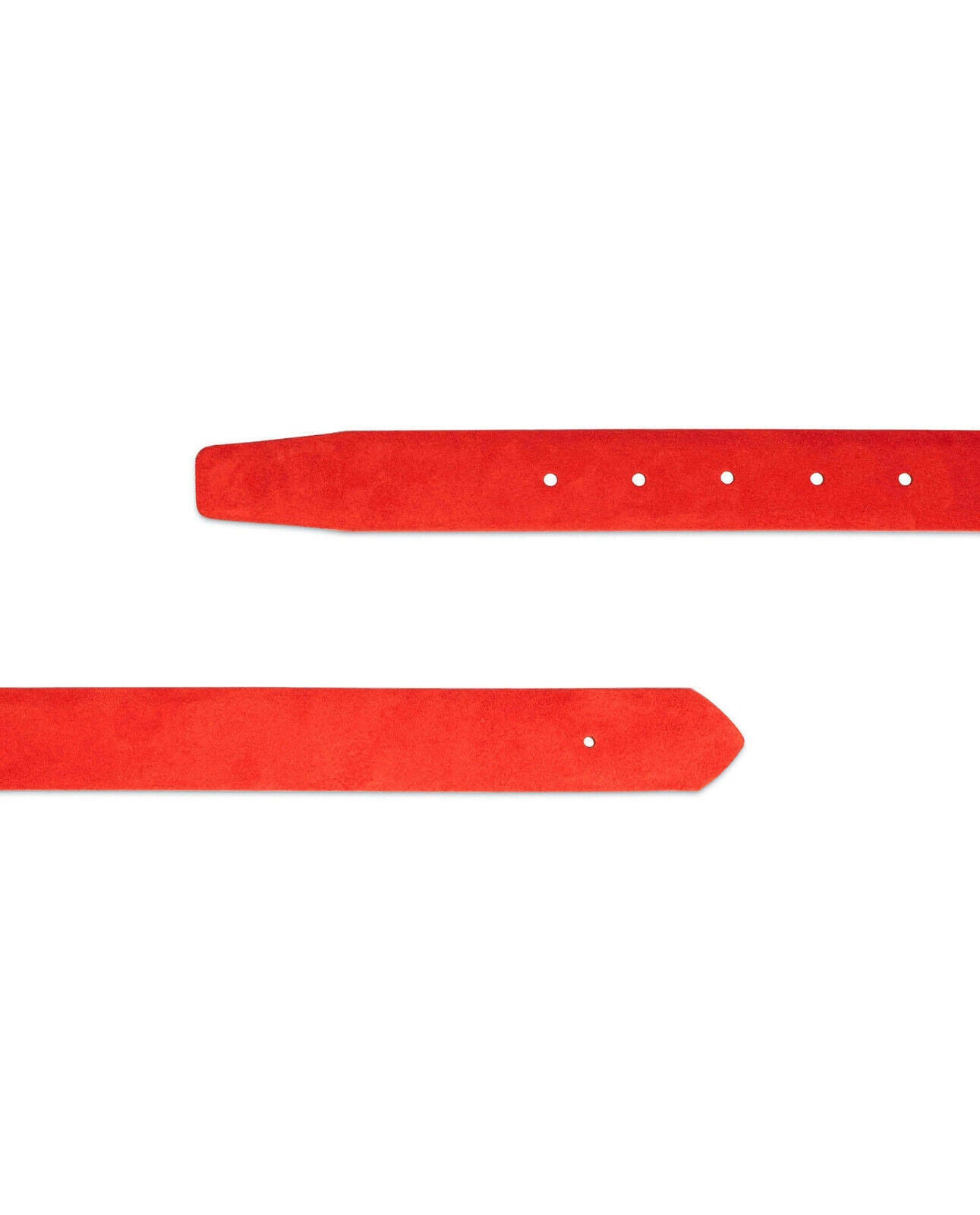 Mens Womens Red Leather Belt Strap Replacement For Dunhill Suede 30 Mm