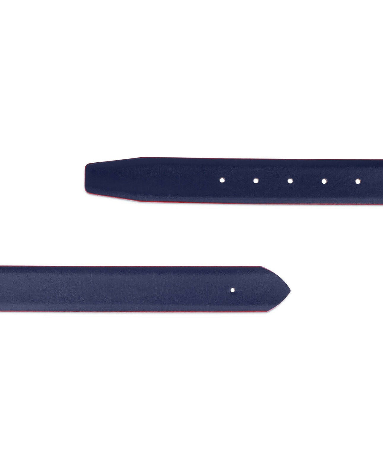 Navy Blue Belt Strap Without Buckle Replacement For Ferragamo Belts