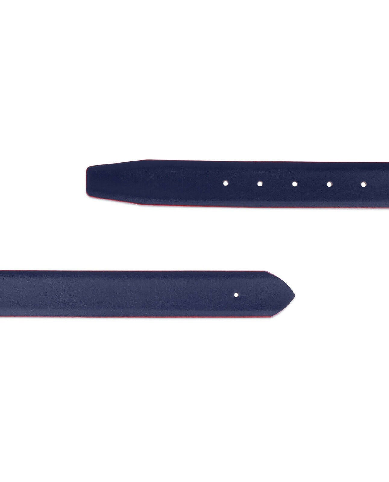 Navy Blue Belt Strap Without Buckle Replacement For Louis Vuitton Belts