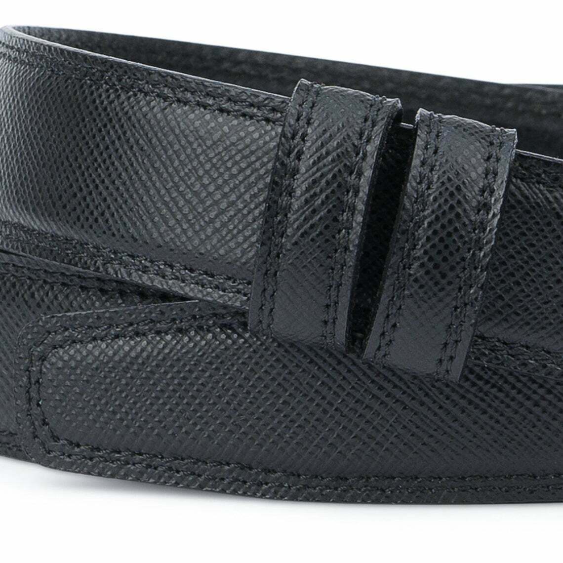 Saffiano Leather Belt Strap For Dunhill Belts 35mm Mens Replacement Genuine