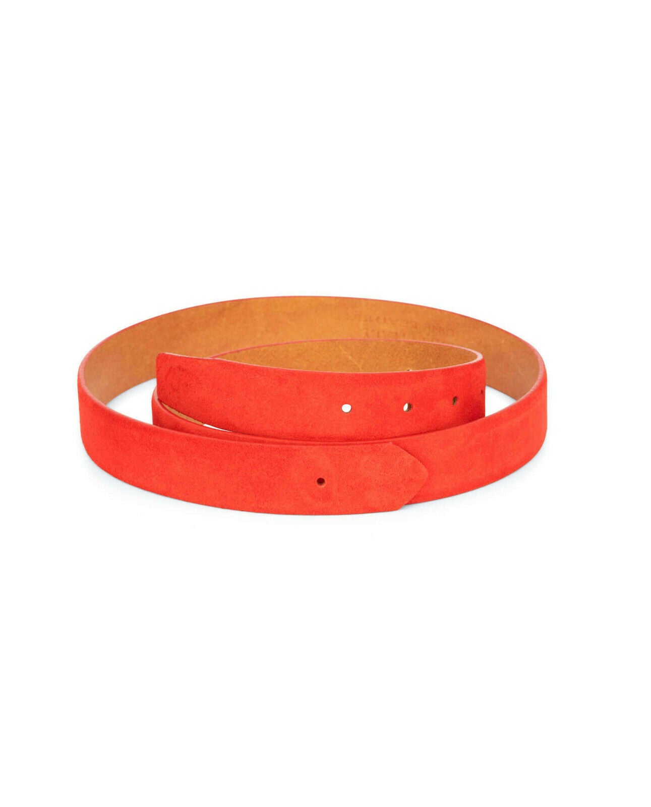Mens Womens Red Leather Belt Strap Replacement For Montblanc Suede 30 Mm