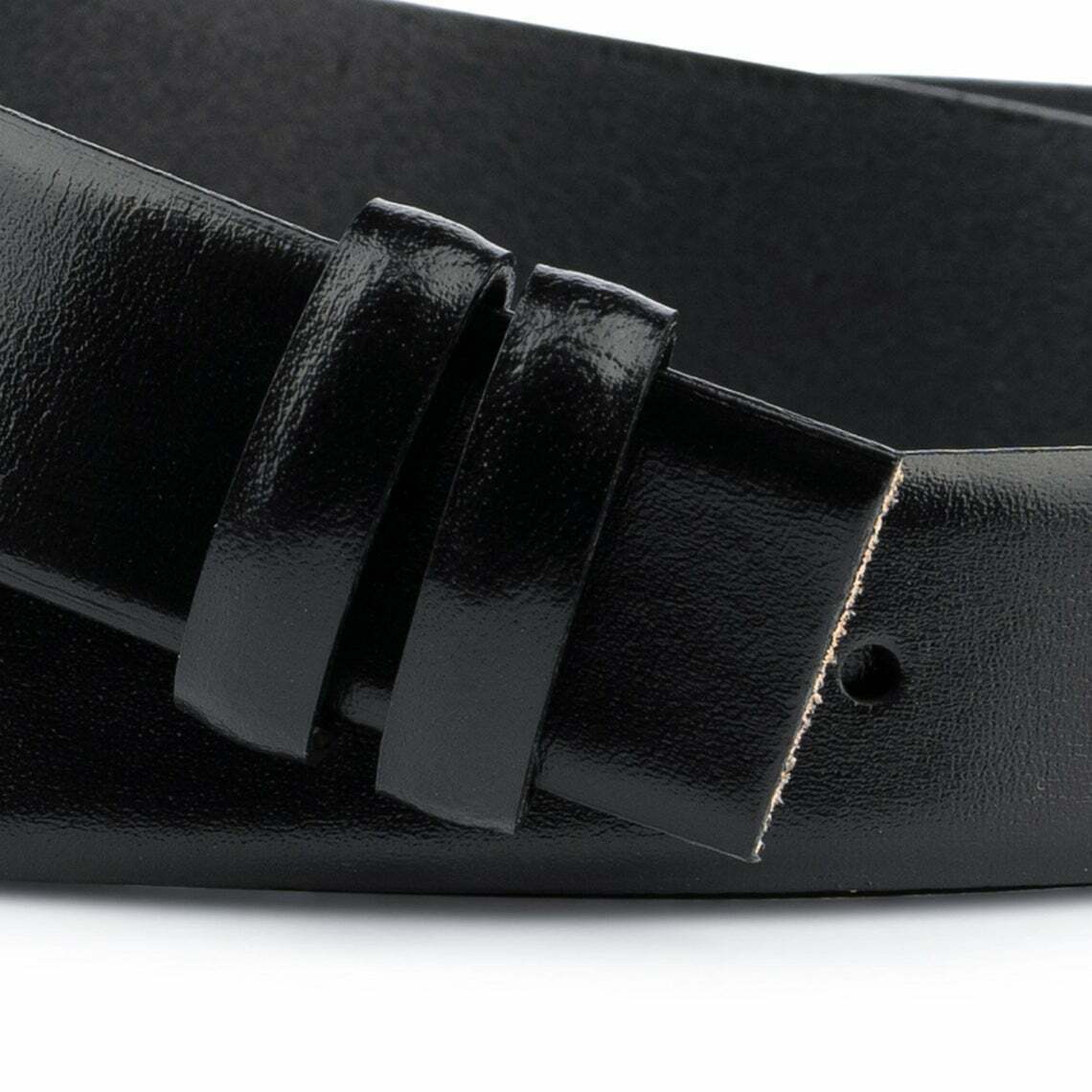 Mens Black Leather Belt No Buckle For Ferragamo Mens Belts 30mm Dress Genuine