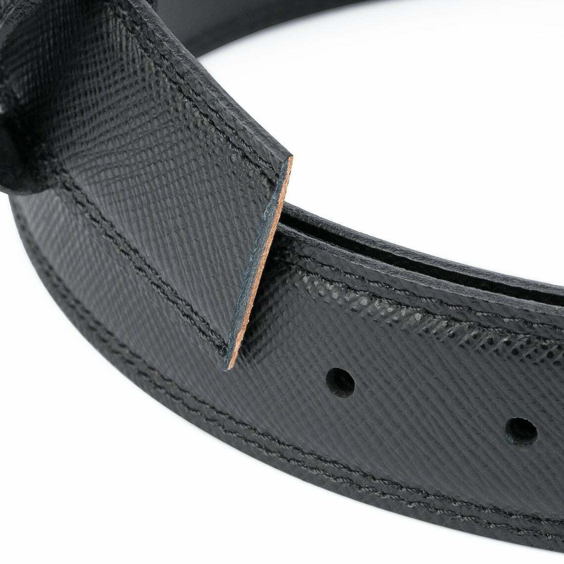 Saffiano Leather Belt Strap For Montblanc Belts 35mm Mens Replacement Genuine