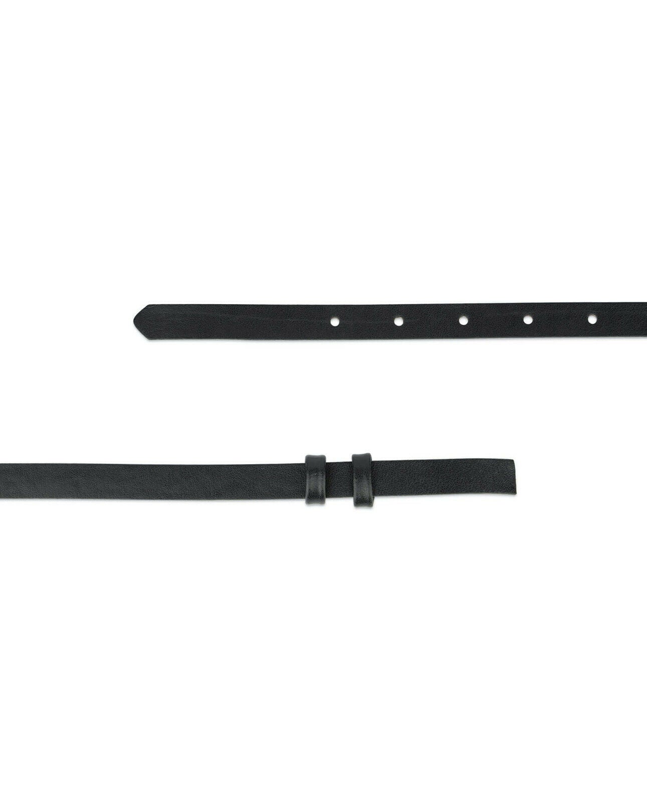 Mens Replacement Belt Straps For Montblanc Buckle Black Thin 15 Mm Adjustable