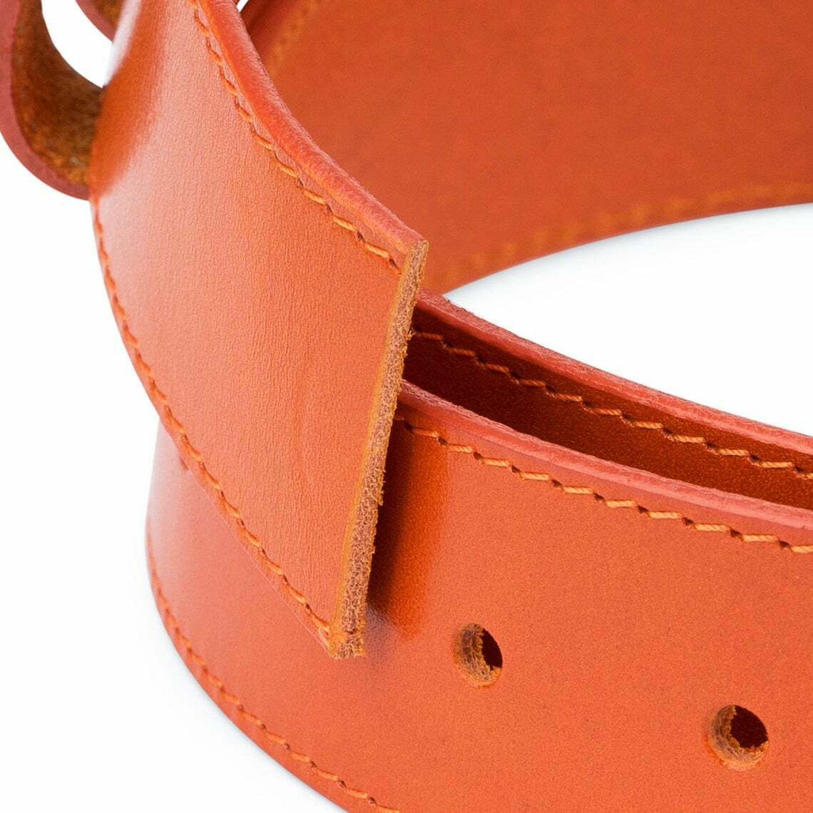 Tan Wide Leather Belt Strap 40mm Replacement For Ferragamo Buckles Brown Veg Tan