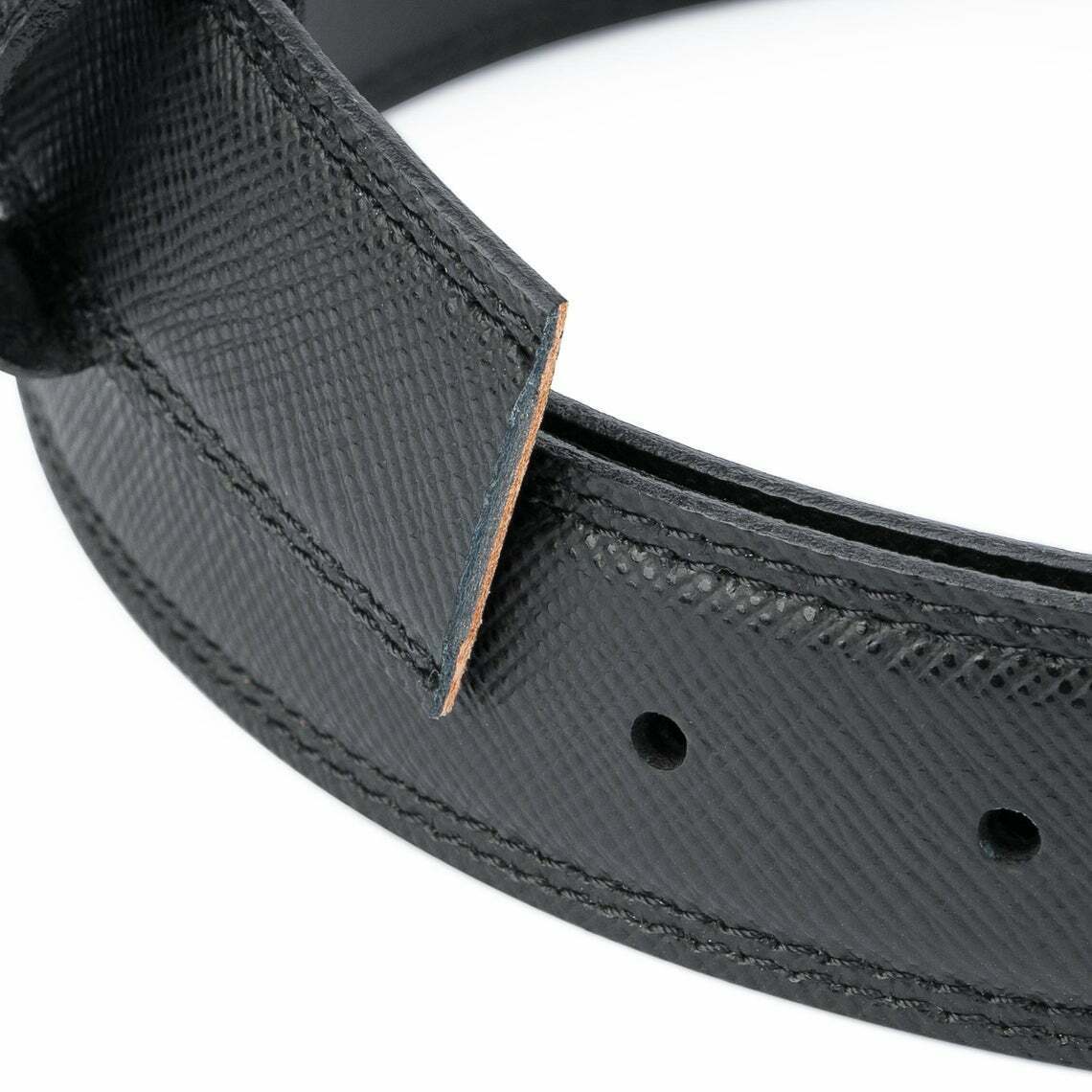 Saffiano Leather Belt Strap For Cartier Belts 35mm Mens Replacement Genuine