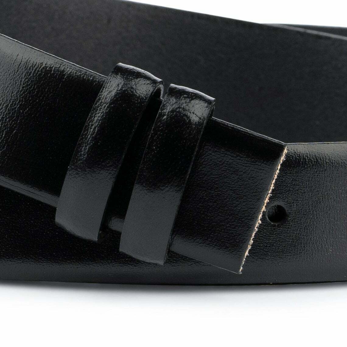 Mens Black Leather Belt No Buckle For Cartier Mens Belts 30mm Dress Genuine