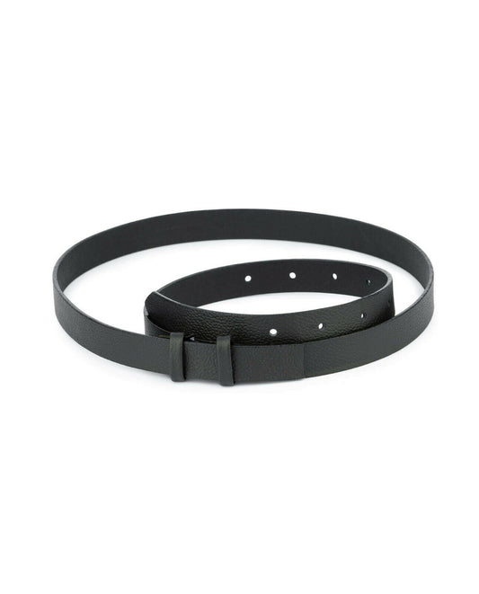 Mens Replacement Leather Buckle Straps For Ferragamo Pebbled Real 20 Mm