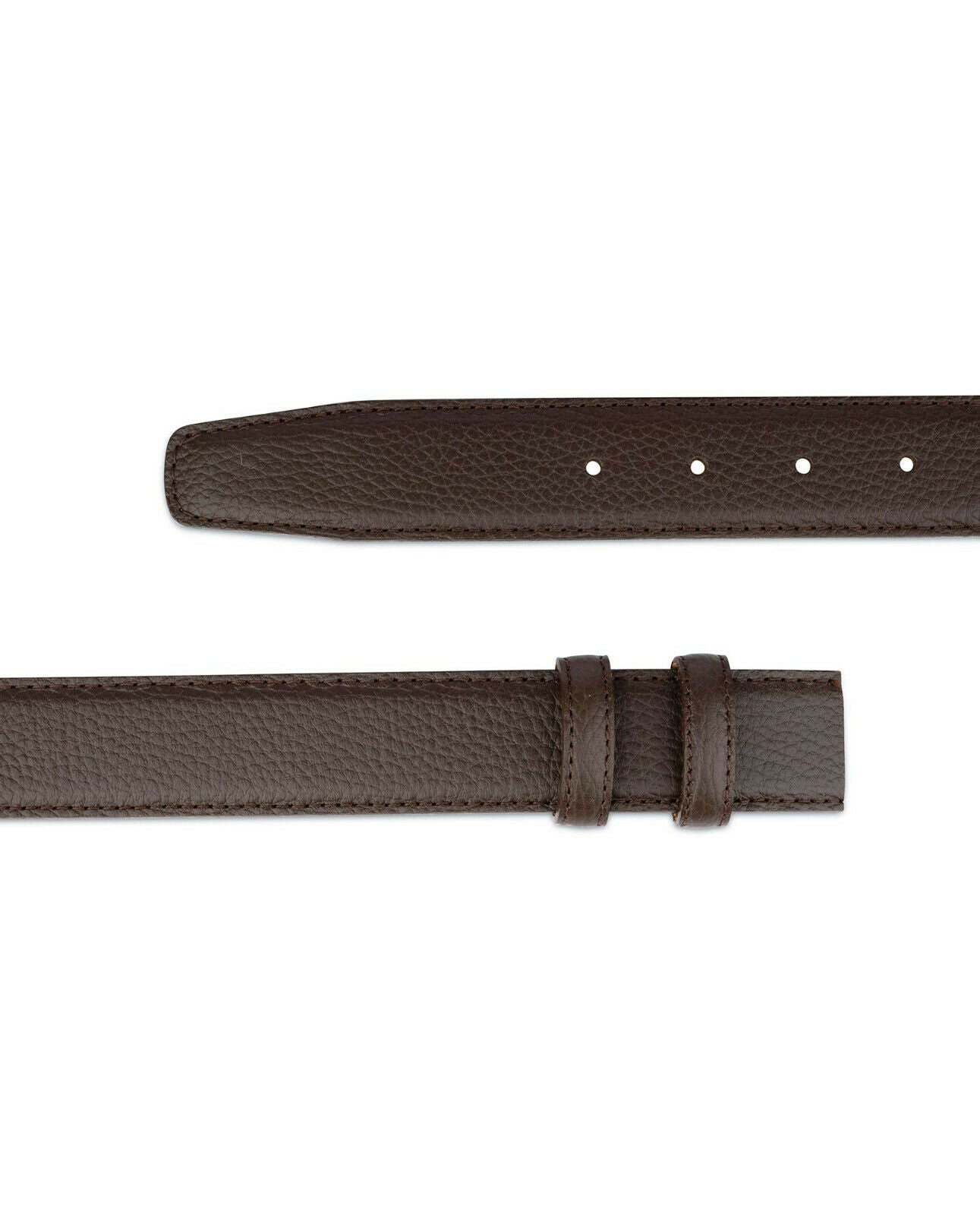 Belt Strap For Dunhill Buckles Mens Replacement Brown Real Leather 35 Mm