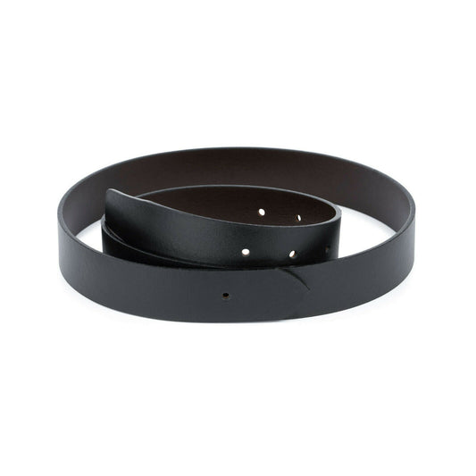 Reversible Leather Belt For Ferragamo Black And Brown 30 Mm Replacement