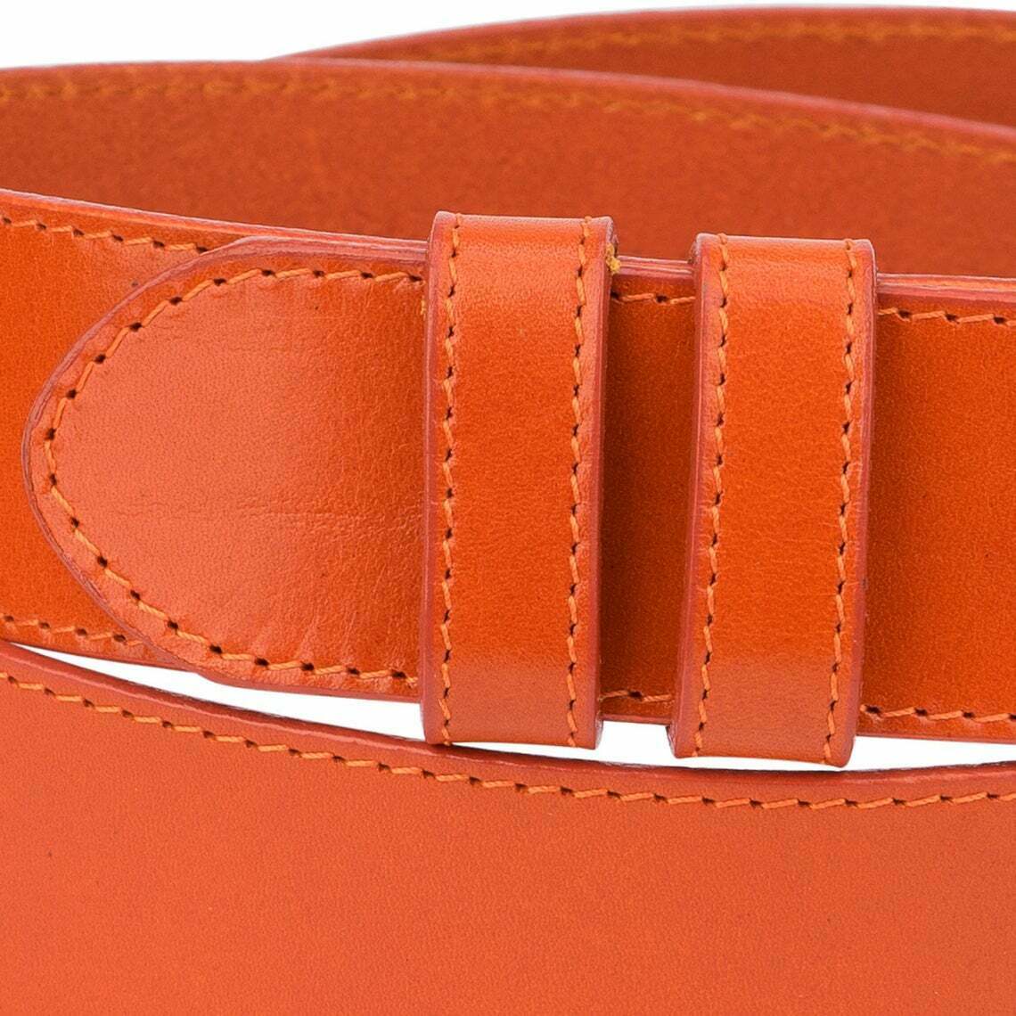 Tan Wide Leather Belt Strap 40mm Replacement For Dunhill Buckles Brown Veg Tan
