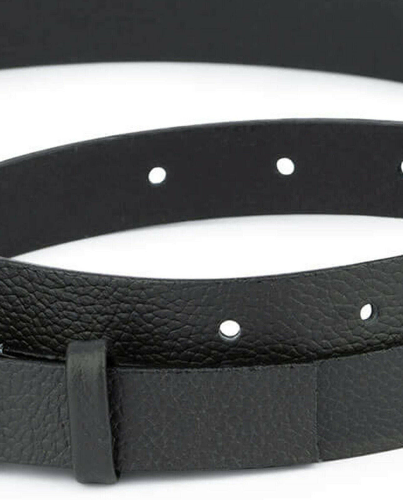 Mens Replacement Leather Buckle Straps For Ferragamo Pebbled Real 20 Mm