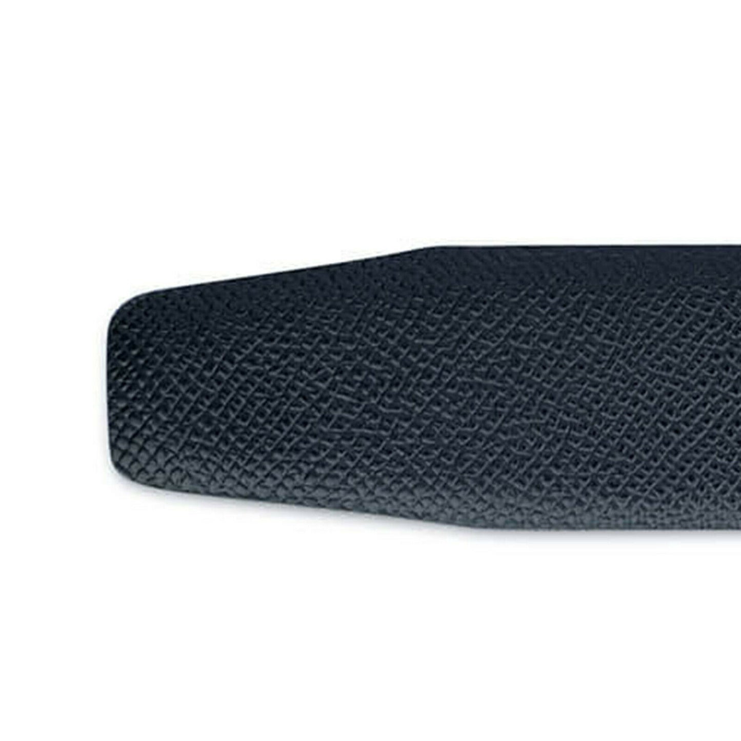 Black Belt Strap For Montblanc Buckle Replacement 35 Mm Saffiano Leather Real