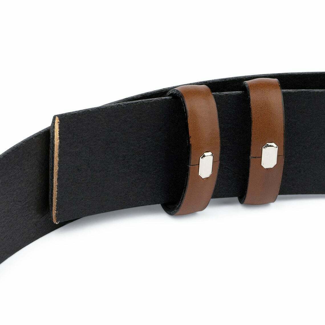 Brown Leather Belt For Ferragamo Buckles 35 Mm Replacement Strap Tan Adjustable