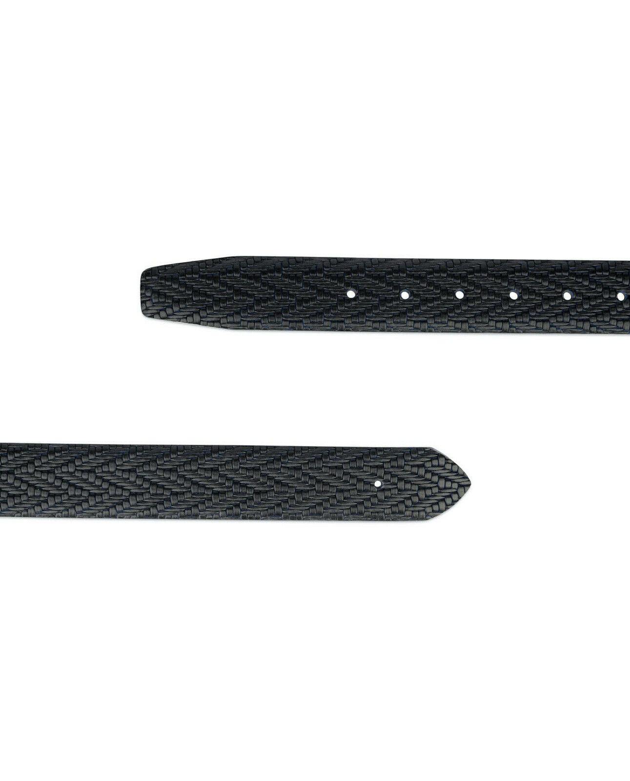 Mens Replacement Belt Straps For Louis Vuitton Buckle 35 Mm Black Blue Genuine