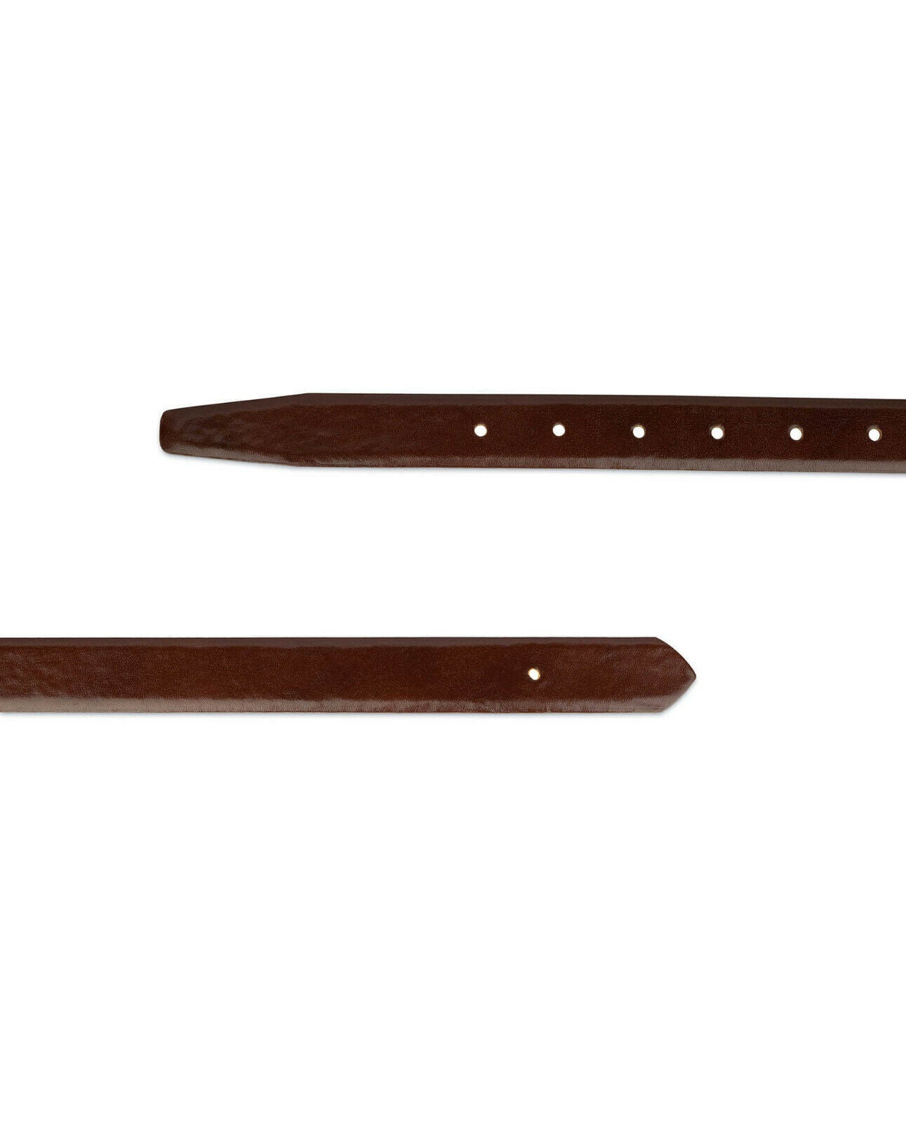 Brown Mens 1 Inch Patent Belt Strap Replacement For Dunhill Buckles 25mm