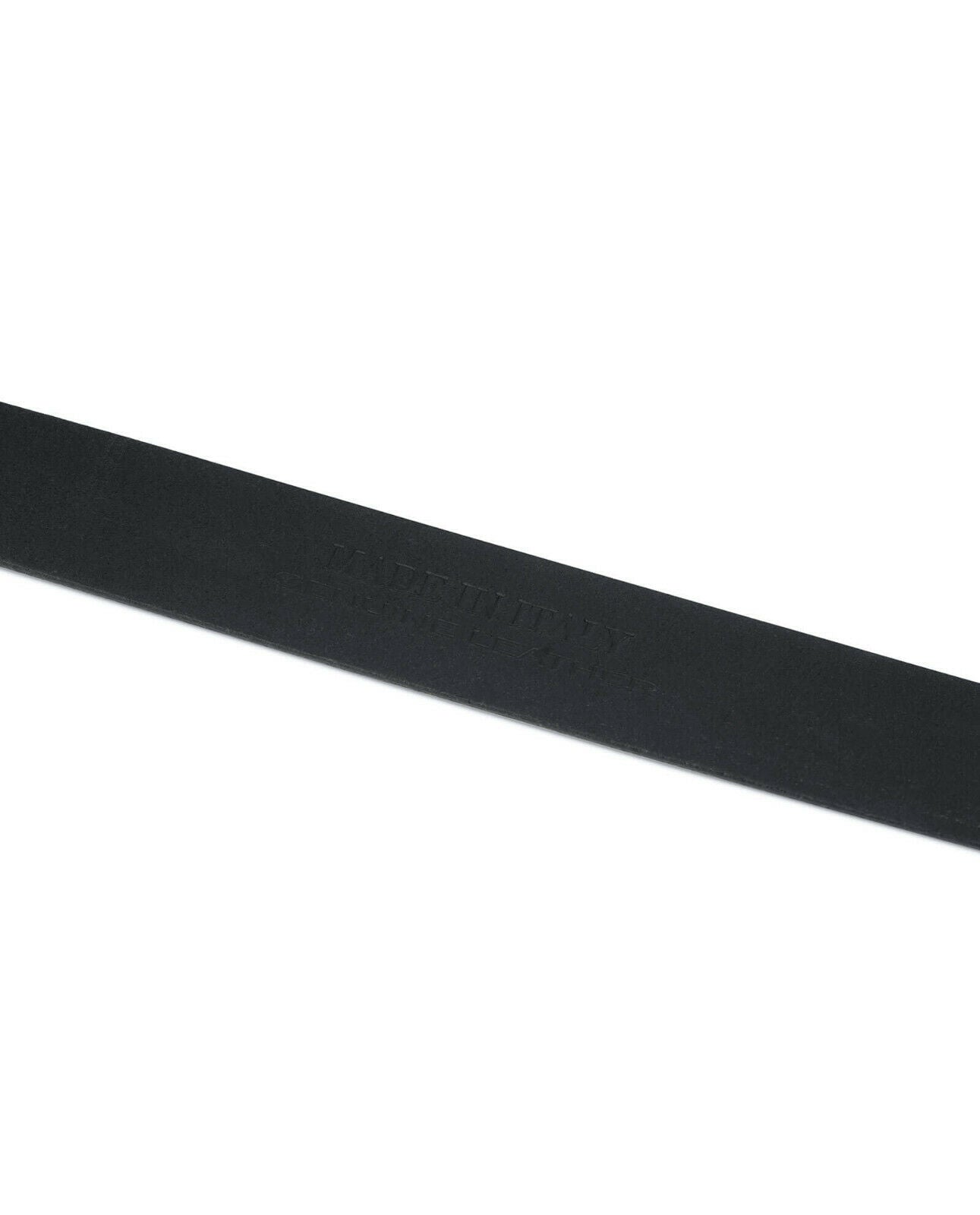 Mens Belt Strap Replacement For Louis Vuitton Buckle Men Black Real Leather 35mm