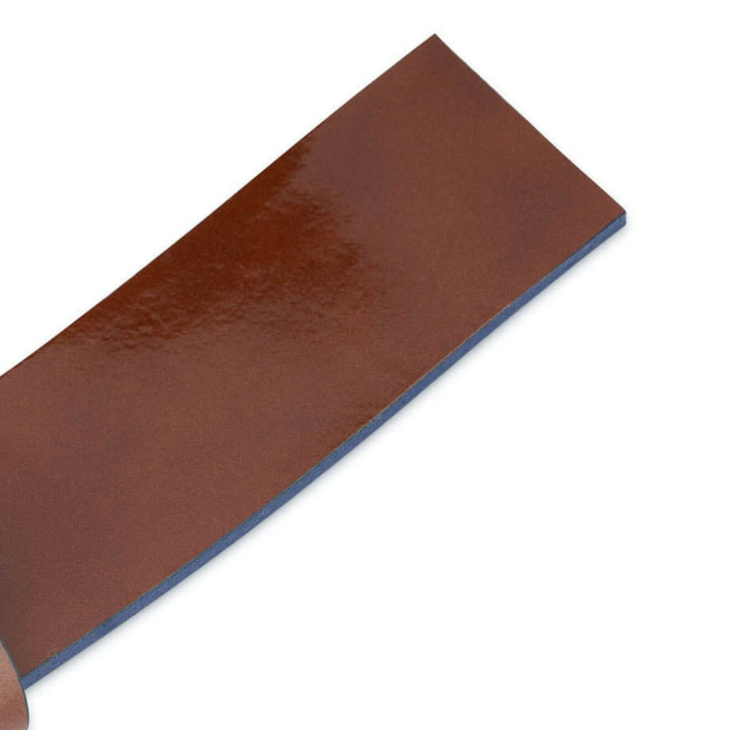 Patent Leather Belt Strap For Dunhill Buckle Blue Brown Mens Replacement 35 Mm