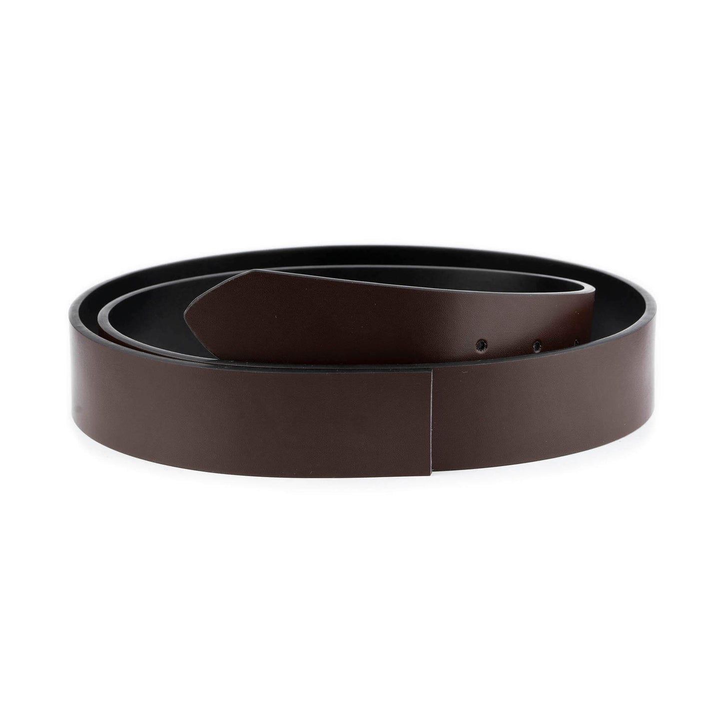 Black Brown Mens 4.0 cm Reversible Vegan Leather Belt Strap For Ferragamo Buckles