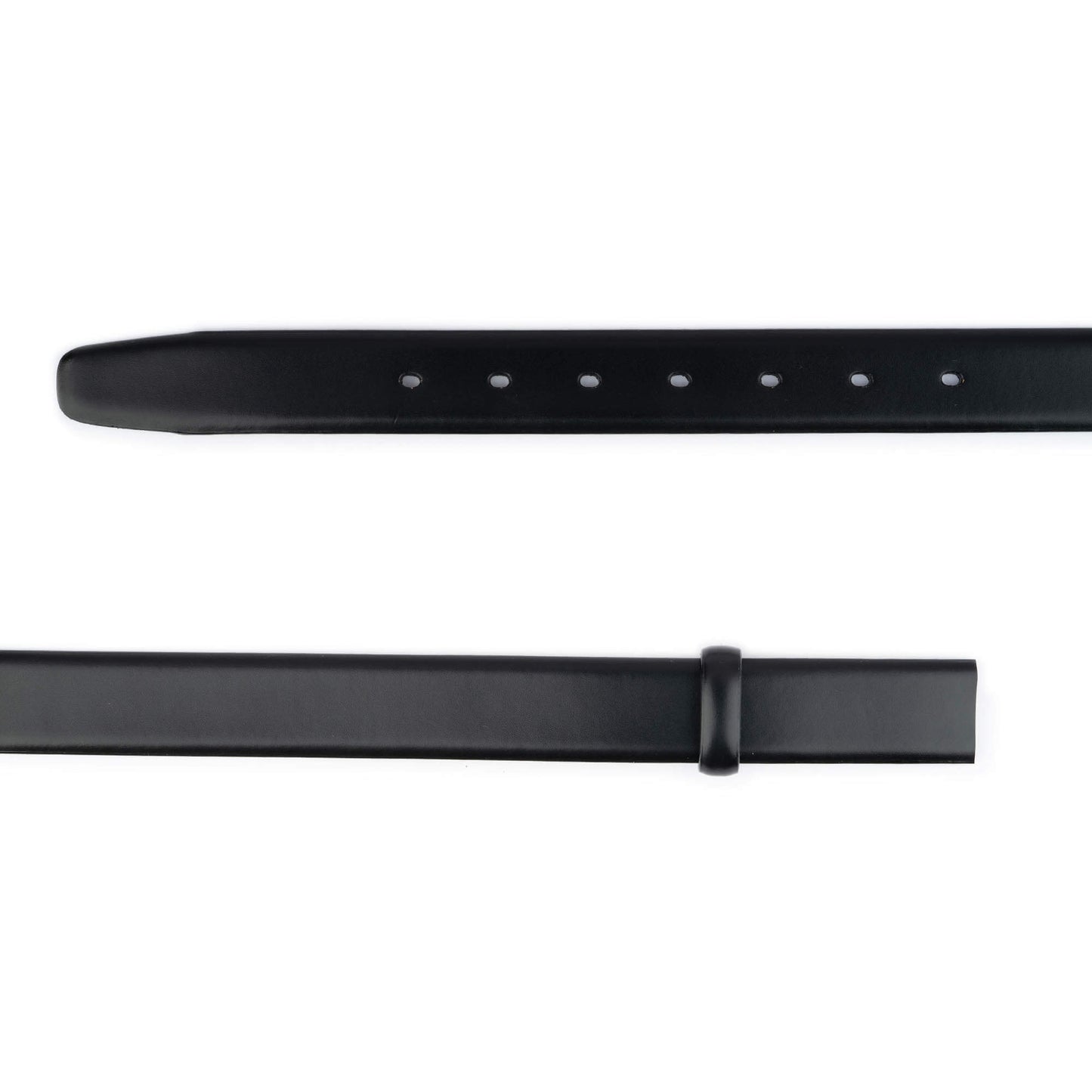 Mens 3.0 cm Black Smooth Leather Belt Strap For Dunhill Buckles Replacement