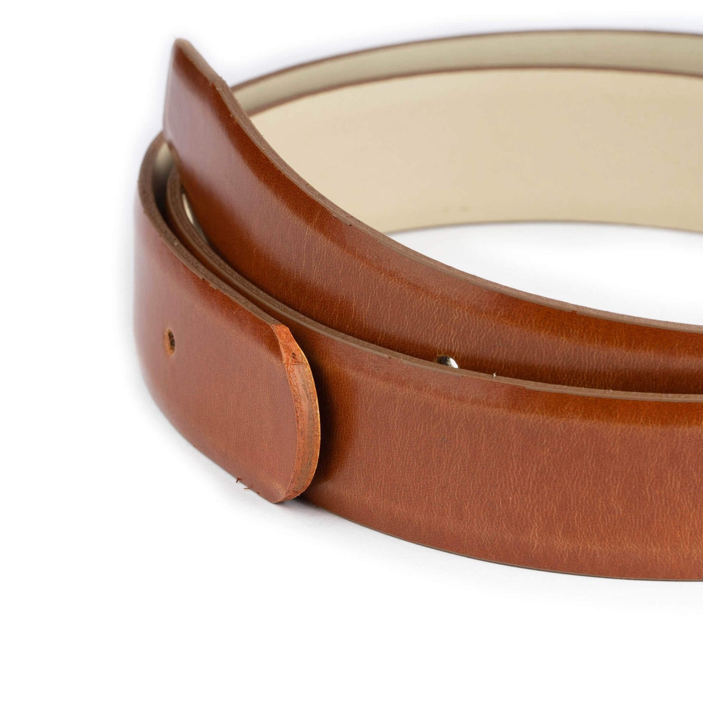 Mens 3.5 cm Beige Leather Belt Strap For Ferragamo Buckles Replacement Top Quality Reversible