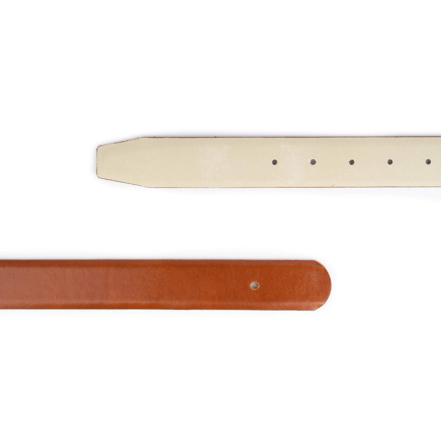 Mens 3.5 cm Beige Leather Belt Strap For Cartier Buckles Replacement Top Quality Reversible