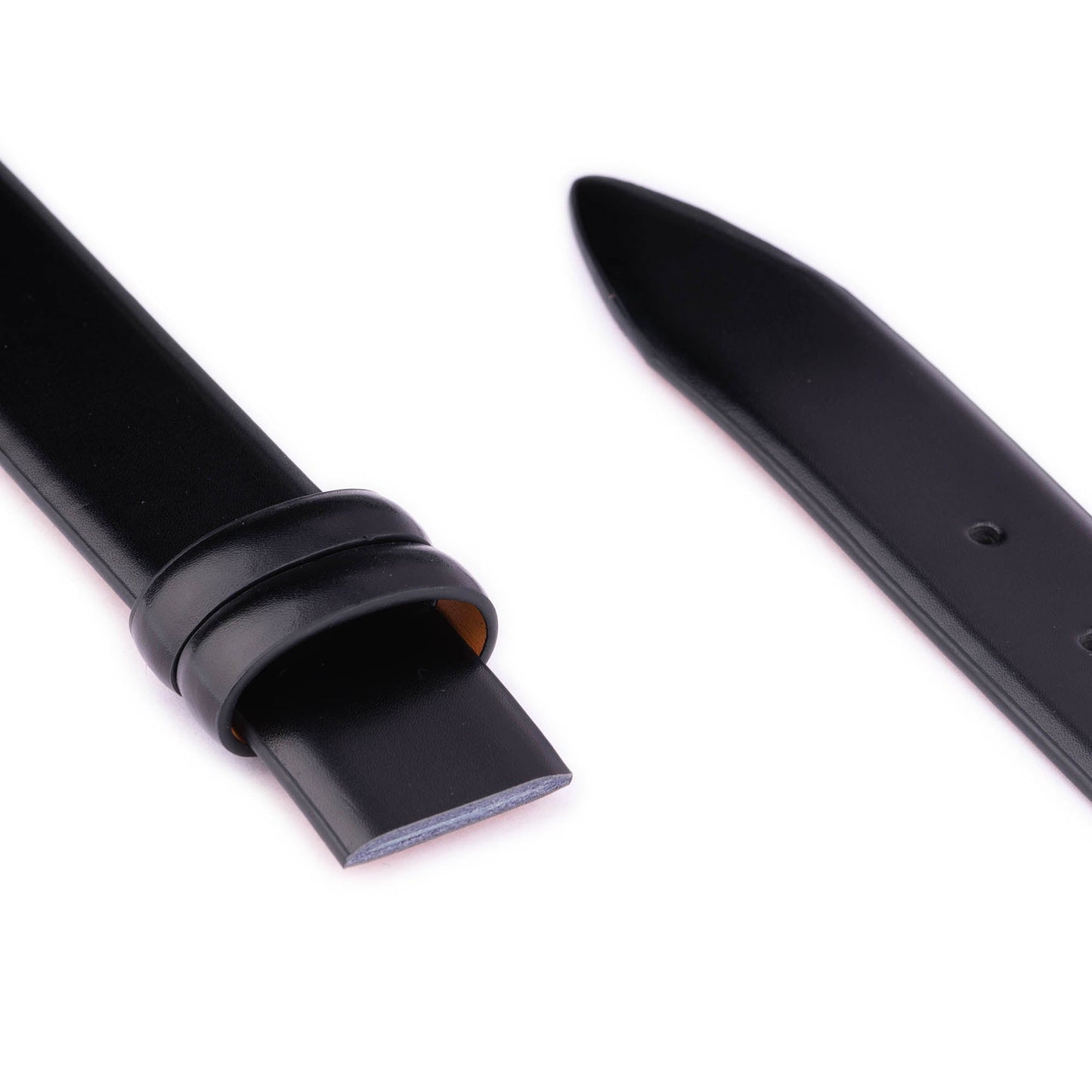 Mens 3.5 cm Black Vegan Leather Belt Strap For Versace Buckles Replacement