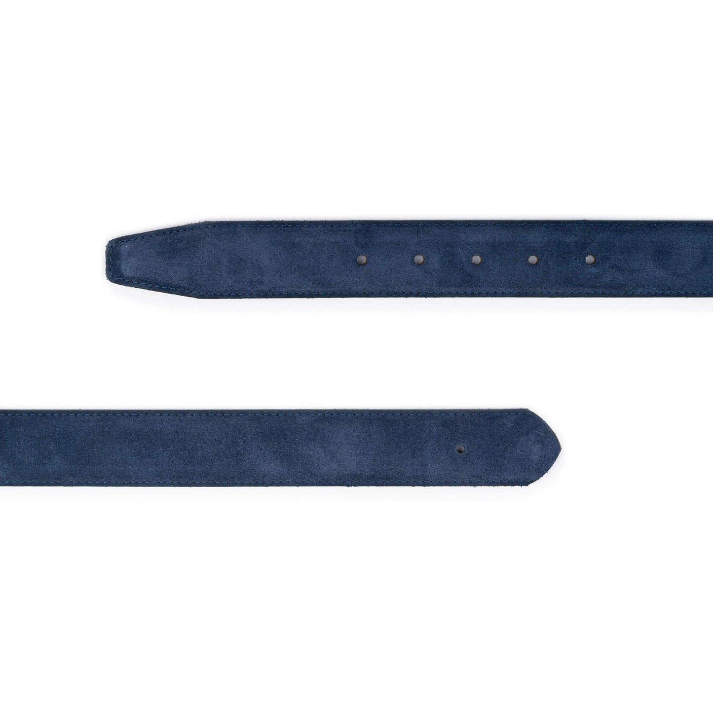 Mens 3.5 cm Blue Suede Leather Belt Strap For Montblanc Buckles Replacement Top Quality