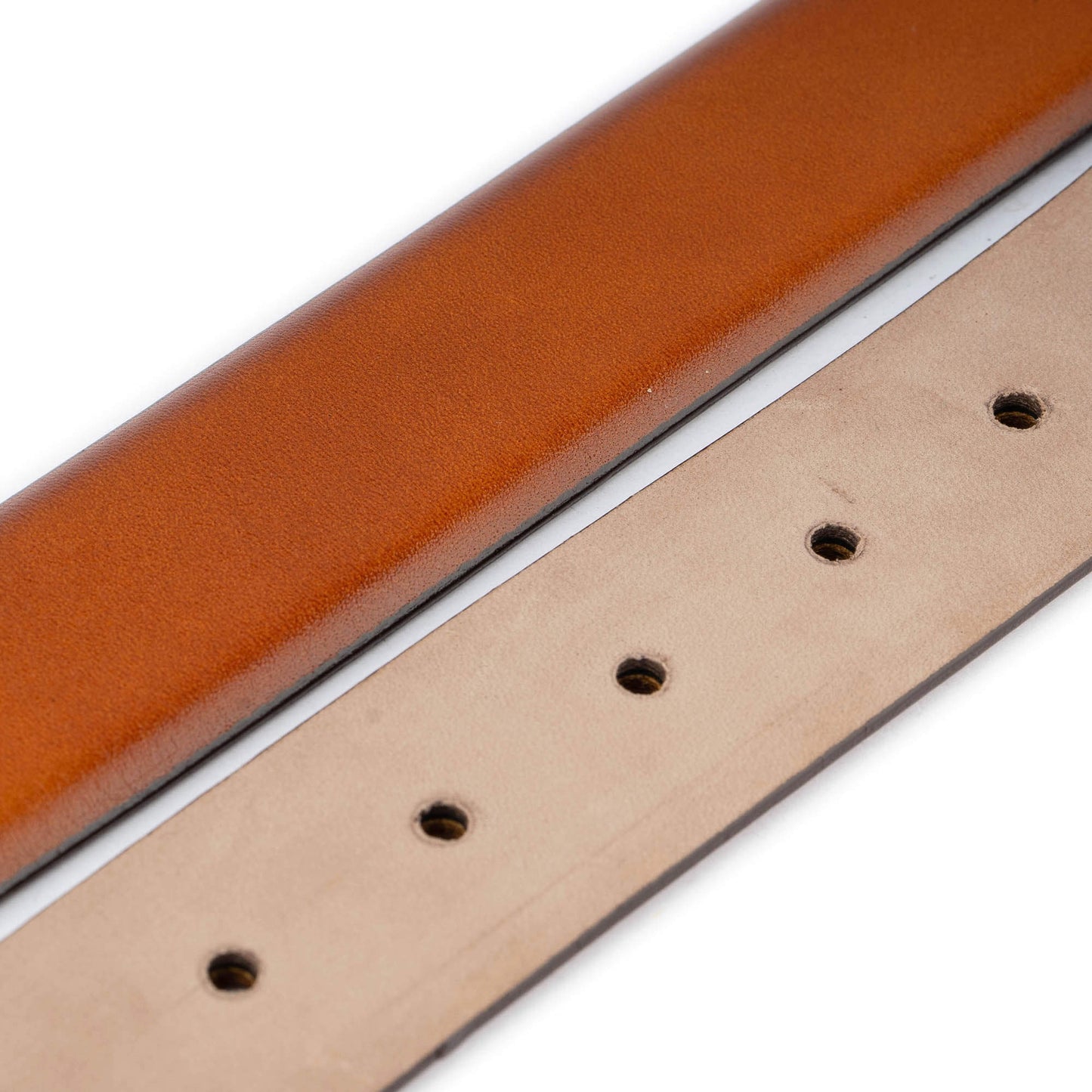 Mens 3.5 cm Light Brown Tan Leather Belt Strap For Dunhill Buckles Replacement Top Quality