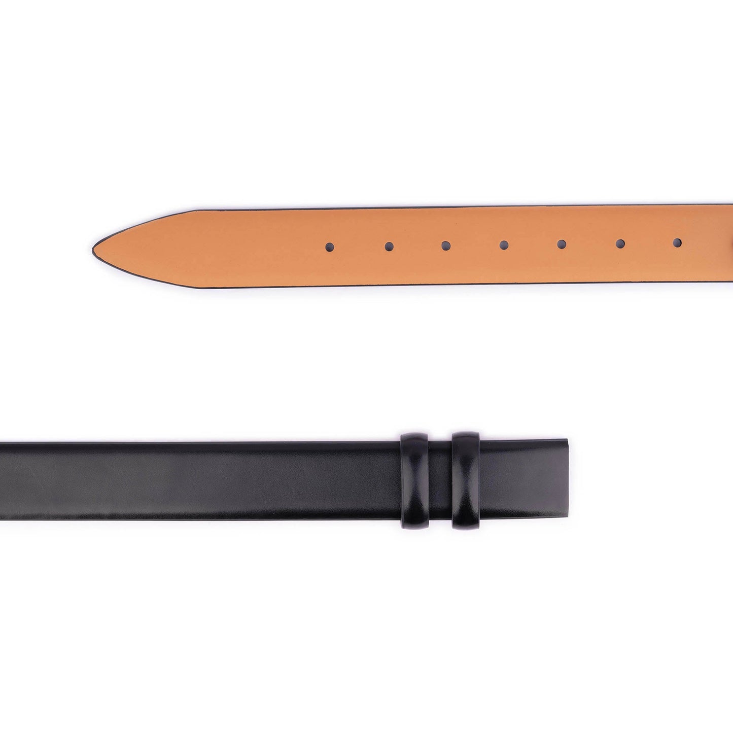 Mens 3.5 cm Reversible Black Beige Leather Belt Strap For Versace Buckles Replacement