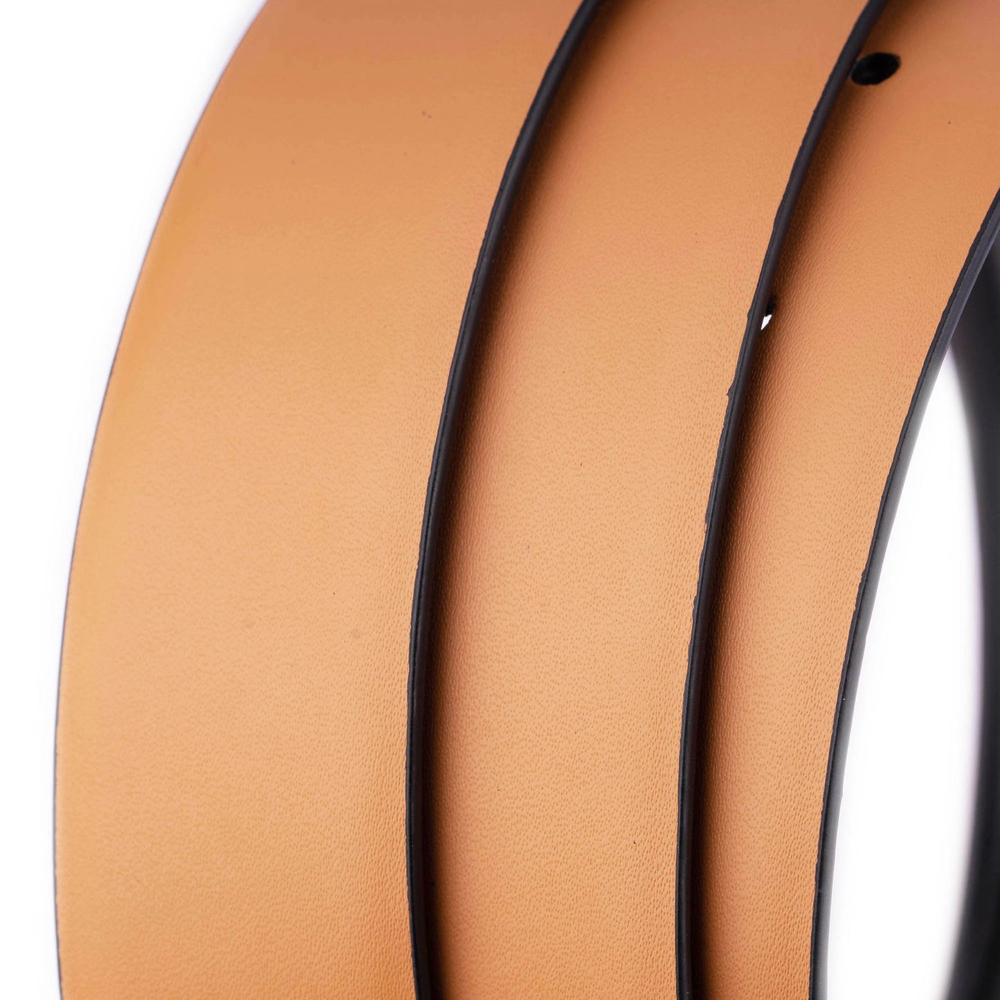 Mens 3.5 cm Reversible Black Beige Leather Belt Strap For Versace Buckles Replacement