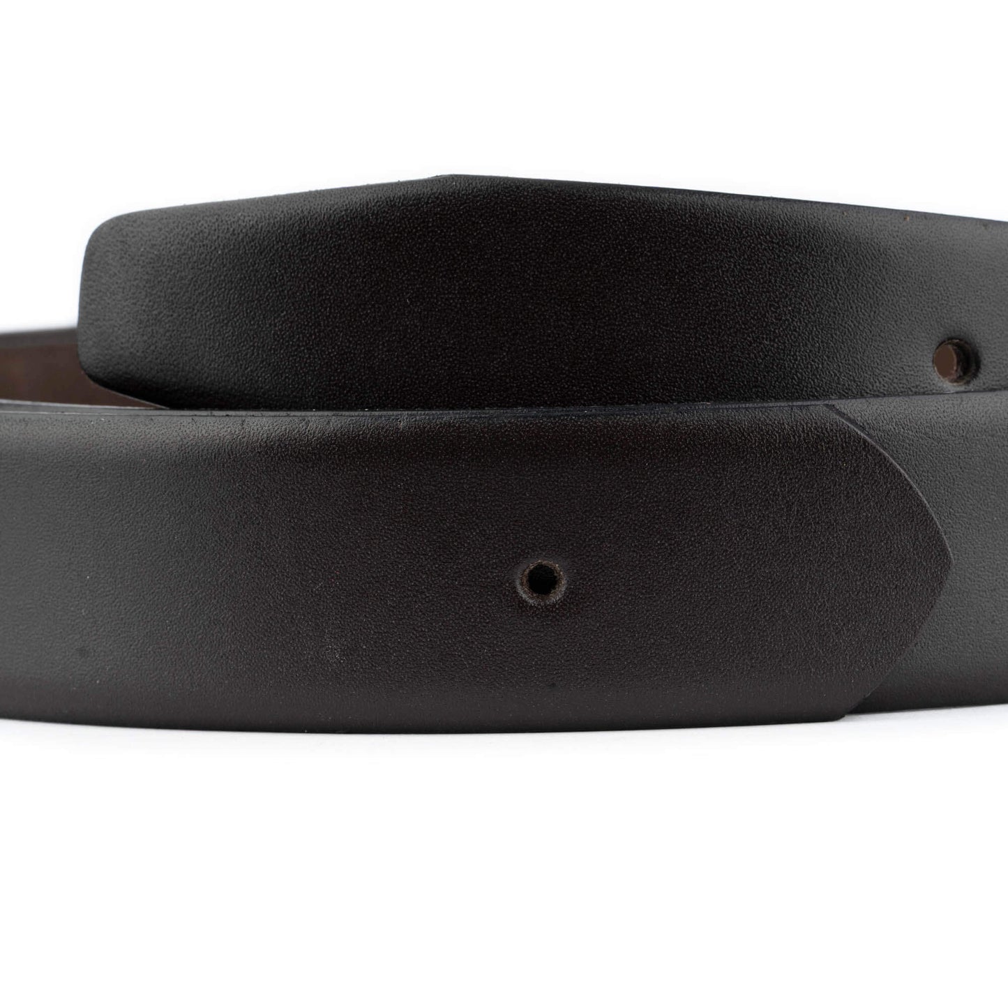 Mens 3.5 cm Smooth Brown Leather Belt Strap For Montblanc Buckles Replacement Top Quality