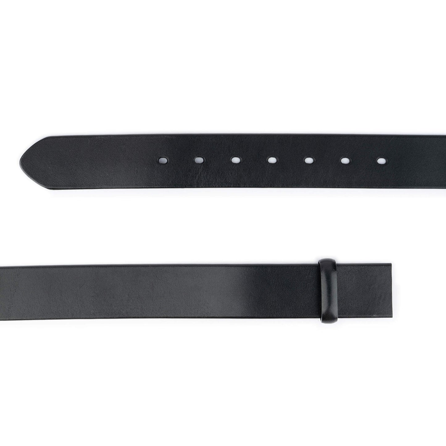 Mens 4.0 cm Black Full Grain Leather Belt Strap For Montblanc Buckles Replacement