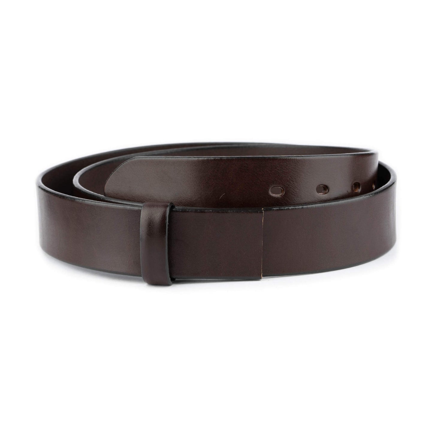 Mens 4.0 cm Dark Brown Leather Belt Strap For Versace Buckles Replacement High Quality