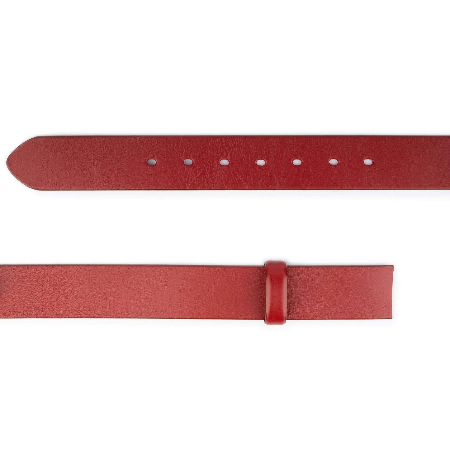 Mens 4.0 cm Red Leather Belt Strap For Montblanc Buckles Replacement Top Quality