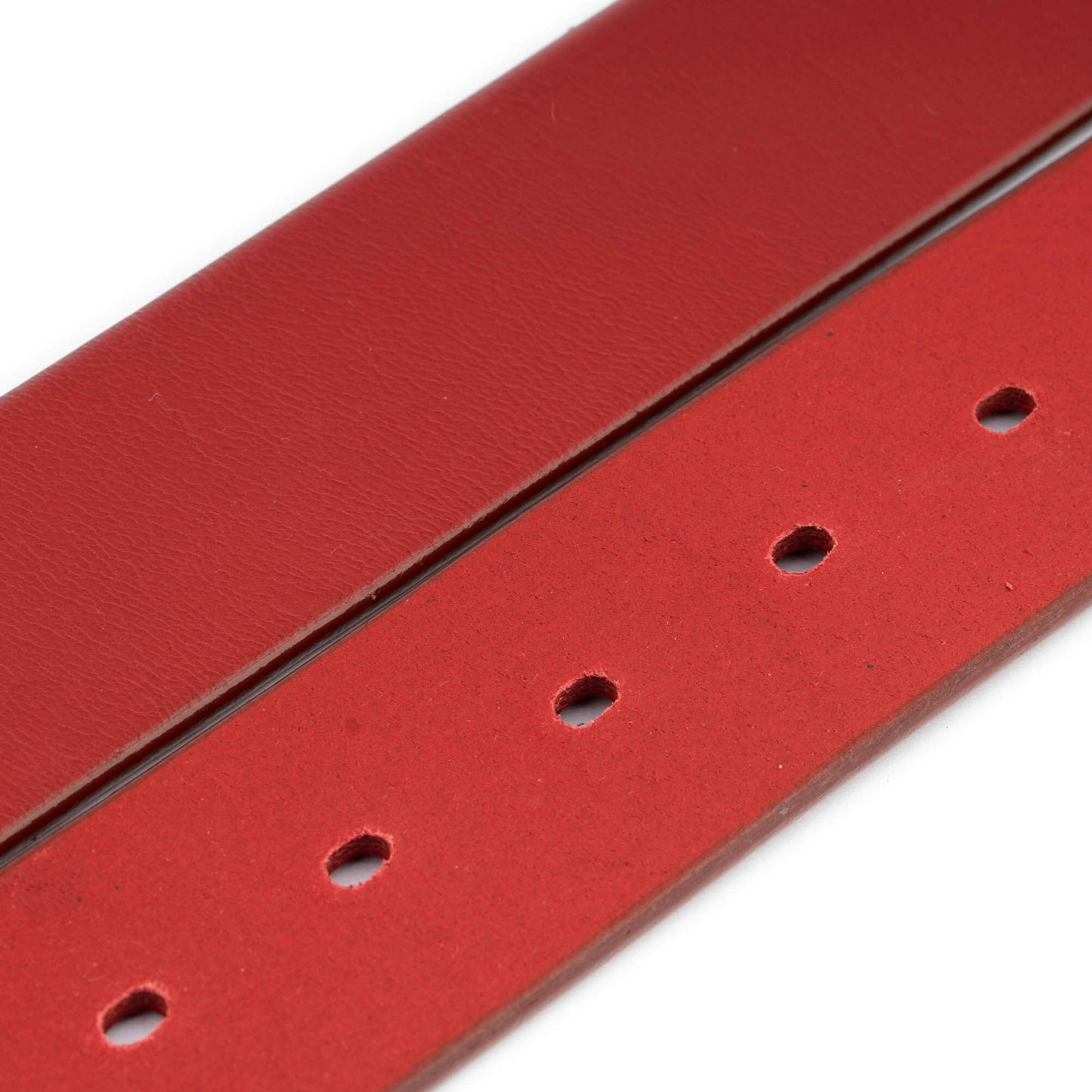 Mens 4.0 cm Red Leather Belt Strap For Versace Buckles Replacement Top Quality