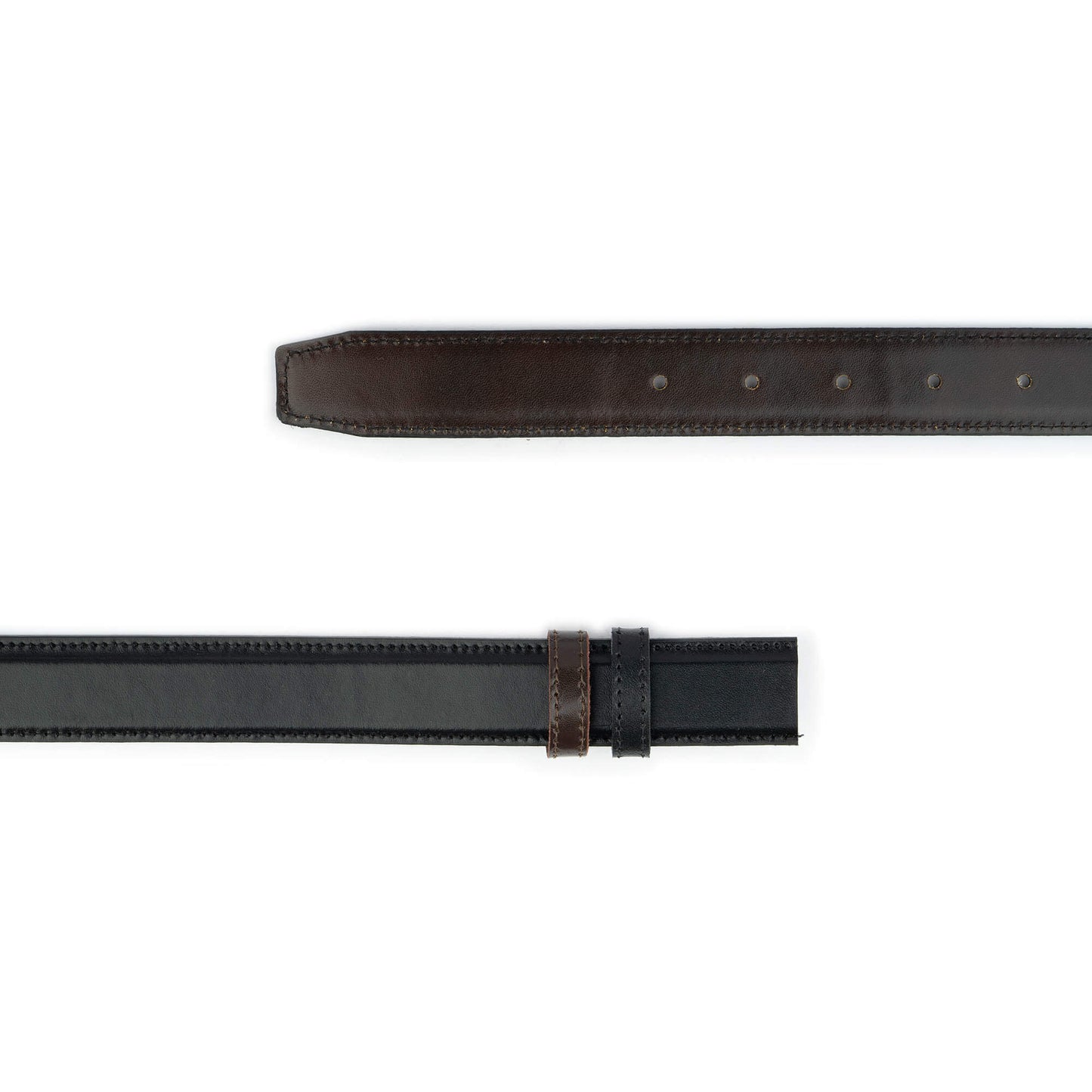 Mens Reversible Black Brown Belt Strap Replacement For Ferragamo Buckles 30 mm